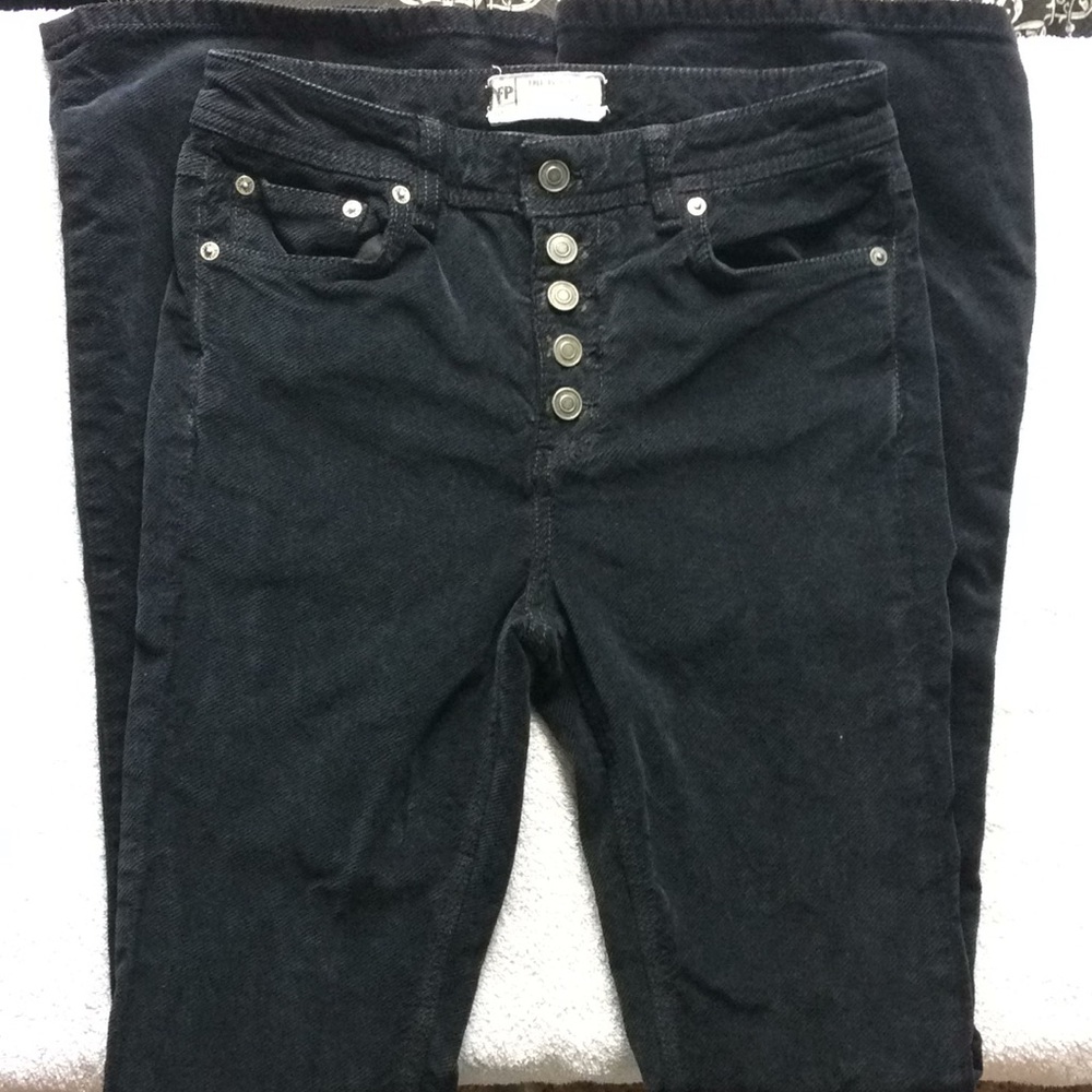 Free People ultra high waisted flare bottom pants